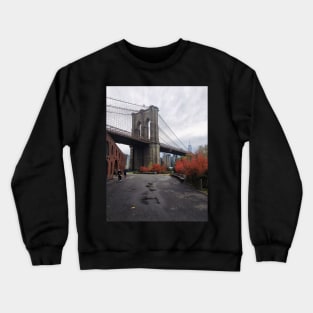 Brooklyn Bridge Autumn NYC Crewneck Sweatshirt